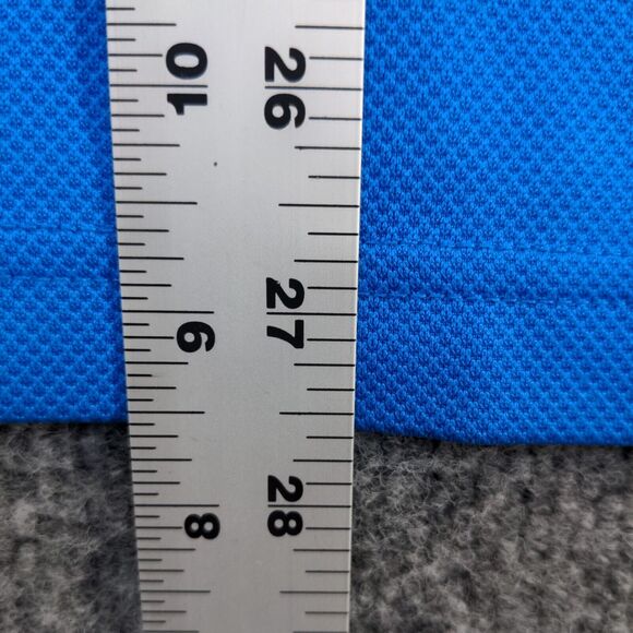 Columbia Omni-Shade Men's Polo Shirt Blue XL Short Sleeve Sun Protection - Picture 13 of 14